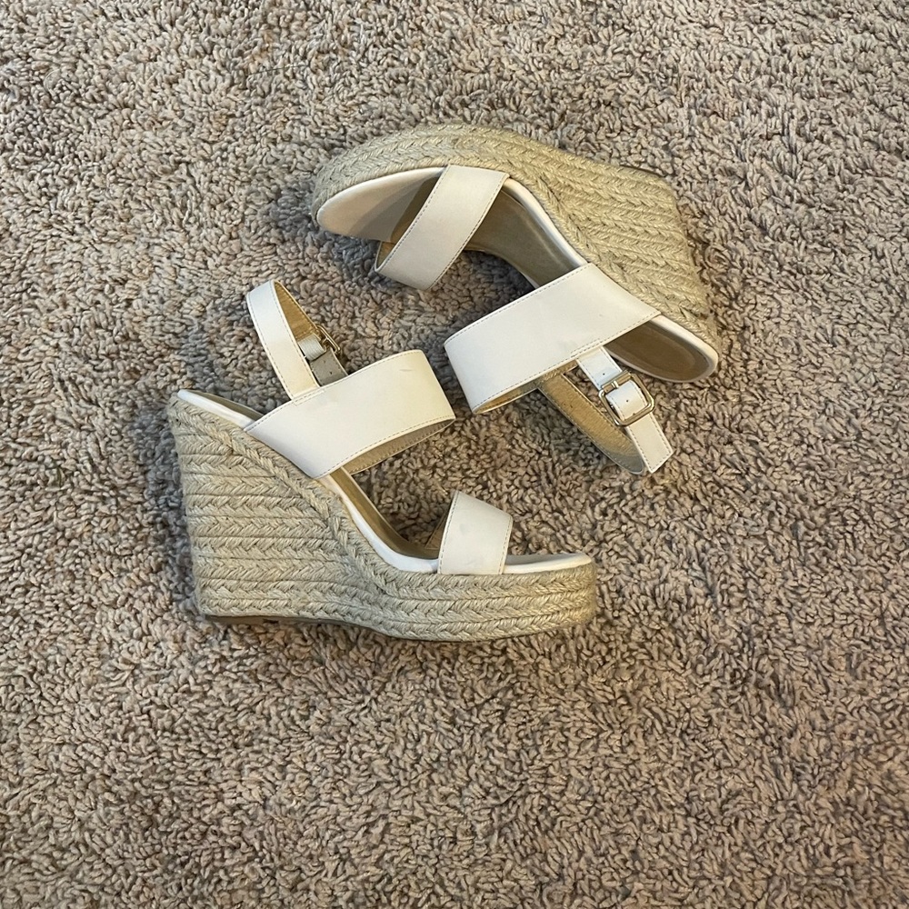 Cream espadrilles